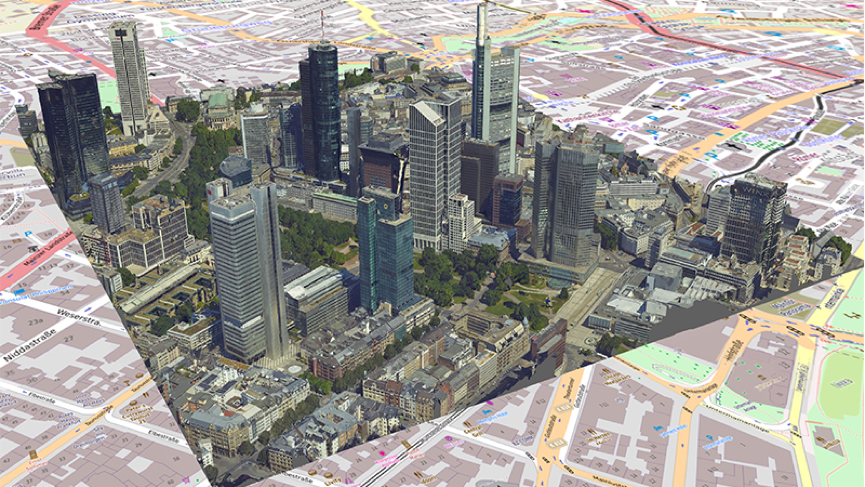 在单次飞行中创建三维城市模型
